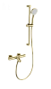 Смеситель для ванны Wonzon &amp; Woghand с термостатом, брашированное золото (WW-C2002-A-BG)