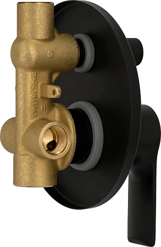 Смеситель для душа Remer Energy EY09HNO, черный матовый Смеситель для душа Remer Energy EY09HNO, черный матовый