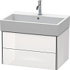 Картинка анонса товара «тумба под раковину duravit xsquare xs419402222 подвесная 68 см белая глянцевый»