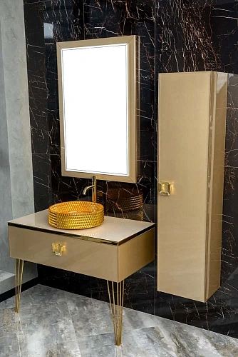 Консоль под раковину Armadi Art LUCIDO 100 см 770-100-Light Gold светлое золото 304801 Консоль под раковину Armadi Art LUCIDO 100 см 770-100-Light Gold светлое золото 304801