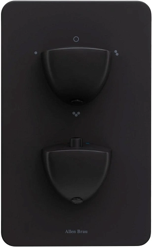 Смеситель для ванны Allen Brau Infinity 5.21316-31 (с внутренней частью, 3 выхода) черный матовый Смеситель для ванны Allen Brau Infinity 5.21316-31 (с внутренней частью, 3 выхода) черный матовый