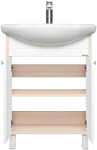 Тумба под раковину Aquaton Альпина 65 дуб молочный 1A133401AL530 Тумба под раковину Aquaton Альпина 65 дуб молочный 1A133401AL530