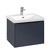 Картинка анонса товара «тумба под раковину villeroy &amp; boch subway 3.0 marine blue / marine blue c57701vq»