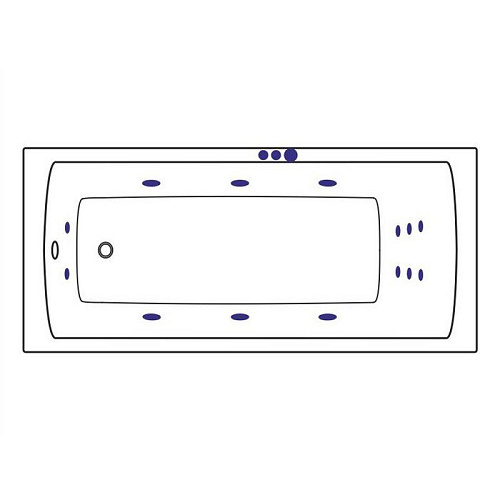 Акриловая ванна EXCELLENT Aquaria 170x75 SMART хром WAEX.AQU17.SMART.CR Акриловая ванна EXCELLENT Aquaria 170x75 SMART хром WAEX.AQU17.SMART.CR