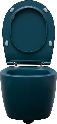 Унитаз подвесной Allen Brau Fantasy 4.11004.PT с крышкой, петроль Унитаз подвесной Allen Brau Fantasy 4.11004.PT с крышкой, петроль