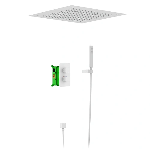 Душевая система Timo Petruma SX-5029/16SM с термостатом, встраиваемая, белый матовый Душевая система Timo Petruma SX-5029/16SM с термостатом, встраиваемая, белый матовый