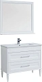 Комплект мебели Aquanet Бостон М 100 белый матовый 00210628 Комплект мебели Aquanet Бостон М 100 белый матовый 00210628
