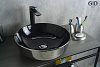 Картинка анонса товара «раковина gid nc411 52213 накладная черная / хром 41,5x41,5x13,5»