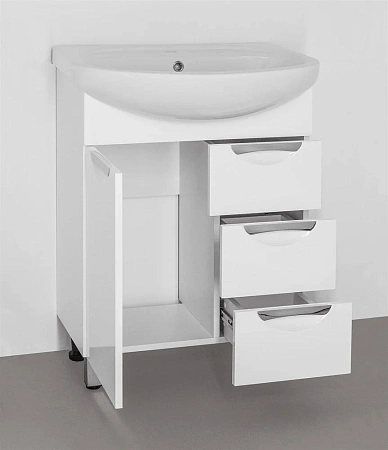 Тумба под раковину Style Line Жасмин 65 (3 ящ.) ЛС-00000035 Тумба под раковину Style Line Жасмин 65 (3 ящ.) ЛС-00000035