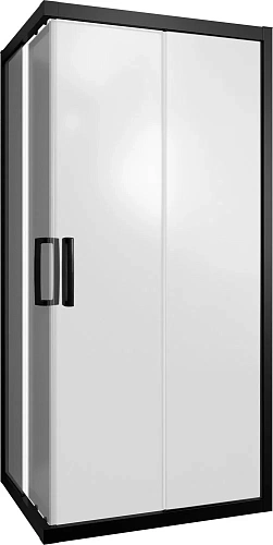 Душевой уголок STWORKI Карлстад 90x80 см профиль черный матовый, стекло матовое 467238 Душевой уголок STWORKI Карлстад 90x80 см профиль черный матовый, стекло матовое 467238