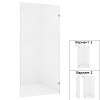 Картинка анонса товара «душевая перегородка new trendy eventa стенка 1 90x200 exk-4631 (хром)»