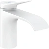 Кран Hansgrohe Vivenis 80, без сливного гарнитура 75013700, матовый белый Кран Hansgrohe Vivenis 80, без сливного гарнитура 75013700, матовый белый
