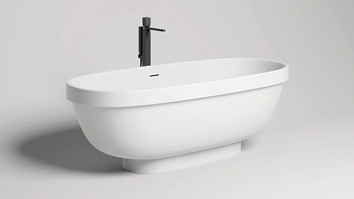 Ванна отдельностоящая Salini GRECA 180x80 103121M из искусственого камня S-Stone Ванна отдельностоящая Salini GRECA 180x80 103121M из искусственого камня S-Stone