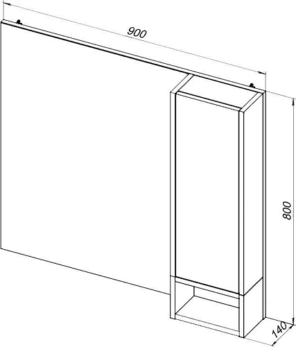 Комплект мебели STWORKI Карлстад 90 дуб рошелье, в стиле лофт, серая (комплект, гарнитур) 421752 Комплект мебели STWORKI Карлстад 90 дуб рошелье, в стиле лофт, серая (комплект, гарнитур) 421752