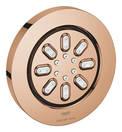 Боковой душ GROHE Rainshower Aqua, круглый, 2 режима струи, теплый закат глянцевый (26801DA0) Боковой душ GROHE Rainshower Aqua, круглый, 2 режима струи, теплый закат глянцевый (26801DA0)