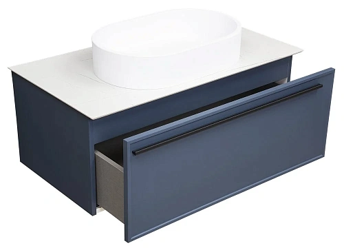 Тумба под раковину LA FENICE Elba Blu Grigio синяя 100 FNC-01-ELB-BG-100 Тумба под раковину LA FENICE Elba Blu Grigio синяя 100 FNC-01-ELB-BG-100