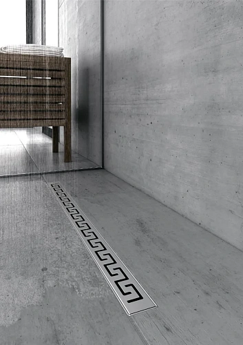 Душевой лоток BERGES В1 Antik 300, матовый хром, S-сифон D50/105 H50 вертикальный 090021 Душевой лоток BERGES В1 Antik 300, матовый хром, S-сифон D50/105 H50 вертикальный 090021