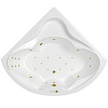 Акриловая ванна WHITECROSS Konsul 150x150 &quot;ULTRA&quot; золото 0110.150150.100.ULTRA.GL