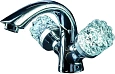 Смеситель для раковины Boheme CRYSTAL хром (двуручковый) 271-CRST Смеситель для раковины Boheme CRYSTAL хром (двуручковый) 271-CRST