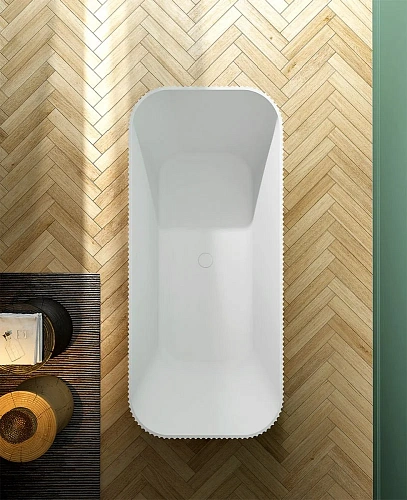 Ванна отдельностоящая ABBER AB9363-1.7 170x75 универсальная, белая акриловая Ванна отдельностоящая ABBER AB9363-1.7 170x75 универсальная, белая акриловая