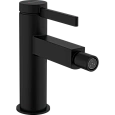 Смеситель для биде Hansgrohe Finoris со сливным клапаном Push-Open 76200670, матовый черный Смеситель для биде Hansgrohe Finoris со сливным клапаном Push-Open 76200670, матовый черный