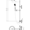 Душевая система BelBagno UNO UNO-DOCM-NERO черный матовый Душевая система BelBagno UNO UNO-DOCM-NERO черный матовый