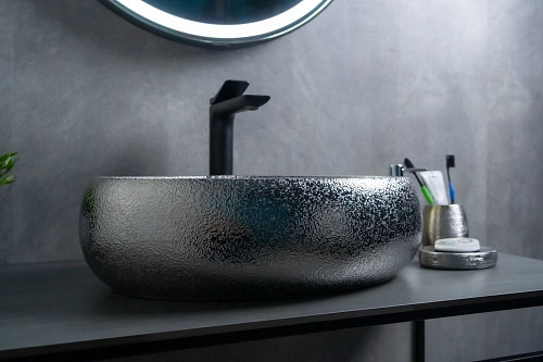 Раковина Gid 9030s 52235 накладная хром 48x34x15 Раковина Gid 9030s 52235 накладная хром 48x34x15