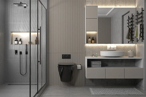 Унитаз подвесной ABBER Bequem AC1102MB черный матовый, безободковый с крышкой микролифт Унитаз подвесной ABBER Bequem AC1102MB черный матовый, безободковый с крышкой микролифт