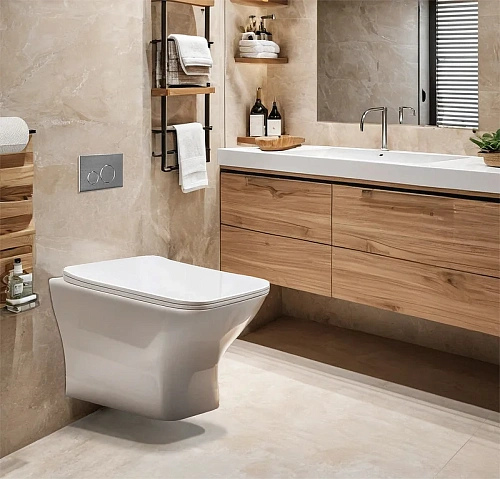 Унитаз подвесной Ceruttispa ELLEROS Aria UF CT10482 безободковый, сиденье микролифт Унитаз подвесной Ceruttispa ELLEROS Aria UF CT10482 безободковый, сиденье микролифт