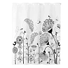Штора для ванны WasserKRAFT Dill SC-39102 черный/белый Штора для ванны WasserKRAFT Dill SC-39102 черный/белый