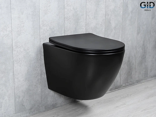 Унитаз подвесной Tornado Gid Tr2122TF-Bm 62261Y черный матовый 49x36x36 с крышкой микролифт Унитаз подвесной Tornado Gid Tr2122TF-Bm 62261Y черный матовый 49x36x36 с крышкой микролифт