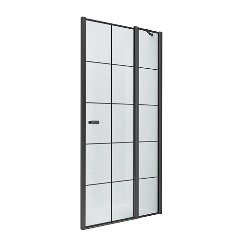 Душевая дверь NEW TRENDY NEW SOLEO BLACK одинарные 90x195 D-0293A (черный) Душевая дверь NEW TRENDY NEW SOLEO BLACK одинарные 90x195 D-0293A (черный)