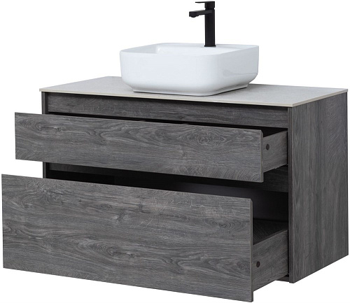 Тумба под раковину Aquanet Nova Lite 100 дуб рошелье (2 ящика) 00242582 Тумба под раковину Aquanet Nova Lite 100 дуб рошелье (2 ящика) 00242582