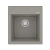 Кухонная мойка Lemark HANKA 450 врезная из кварцгранита, грей 9910009