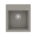 Кухонная мойка Lemark HANKA 450 врезная из кварцгранита, грей 9910009 Кухонная мойка Lemark HANKA 450 врезная из кварцгранита, грей 9910009