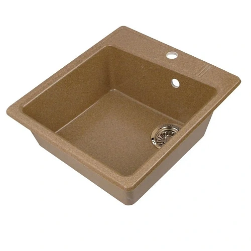 Кухонная мойка Aquaton Парма, 1A713032PM070, терракотовая Кухонная мойка Aquaton Парма, 1A713032PM070, терракотовая