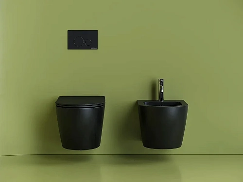 Унитаз подвесной Ceramica Nova UNO CN11001MB черный матовый Унитаз подвесной Ceramica Nova UNO CN11001MB черный матовый