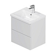 Тумба под раковину AM.PM Gem M90FHX0502WG подвесная, 50 см push-to-open, белый, Тумба под раковину AM.PM Gem M90FHX0502WG подвесная, 50 см push-to-open, белый,
