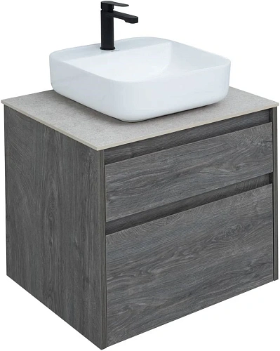 Тумба под раковину Aquanet Nova Lite 60 дуб рошелье (2 ящика) 00242577 Тумба под раковину Aquanet Nova Lite 60 дуб рошелье (2 ящика) 00242577