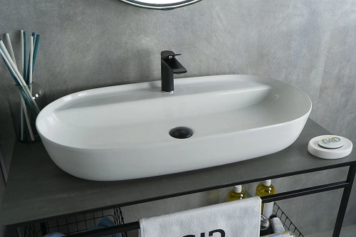 Раковина Gid N9347 51190 накладная белая 81x41x14 Раковина Gid N9347 51190 накладная белая 81x41x14