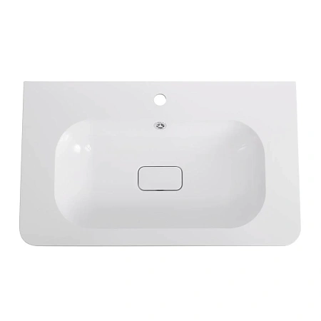 Раковина CEZARES CZR-800/480-LV-MR-NV белый матовый 800x480 искусственный камень Раковина CEZARES CZR-800/480-LV-MR-NV белый матовый 800x480 искусственный камень