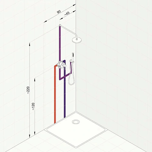 Душевая система Kludi BOZZ 387363976 черный матовый Душевая система Kludi BOZZ 387363976 черный матовый