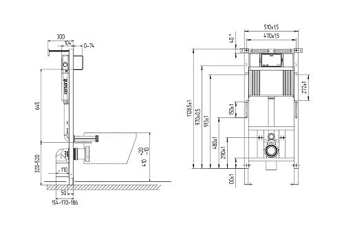 Инсталляция для унитаза Cersanit AQUA 50 PRIME M механическая Клавиша смыва Cersanit ESTETICA пластик хром глянцевый 69619 Инсталляция для унитаза Cersanit AQUA 50 PRIME M механическая Клавиша смыва Cersanit ESTETICA пластик хром глянцевый 69619