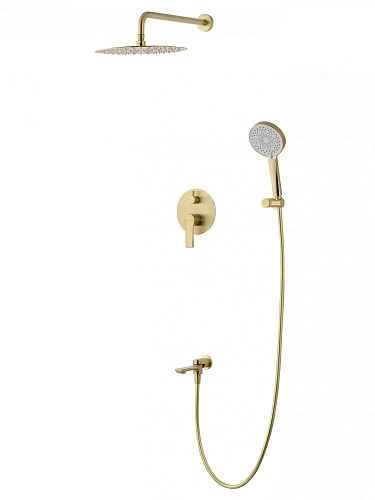 Душевая система Wonzon & Woghand BRILLIANT встраиваемая, брашированное золото (WW-88939079-BG) Душевая система Wonzon & Woghand BRILLIANT встраиваемая, брашированное золото (WW-88939079-BG)