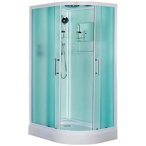 Душевая кабина Esbano ELEGANCIA (ESKL115CRL) полукруглая с крышей и LED освещением ES-L115CR LEFT 85x115x210 Душевая кабина Esbano ELEGANCIA (ESKL115CRL) полукруглая с крышей и LED освещением ES-L115CR LEFT 85x115x210