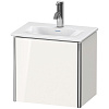 Картинка анонса товара «тумба под раковину duravit xsquare xs4220l2222 подвесная 43 см белая глянцевый»