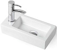 Детальная картинка товара «раковина vincea vbs-133l, 370x180x90 белая, левая»