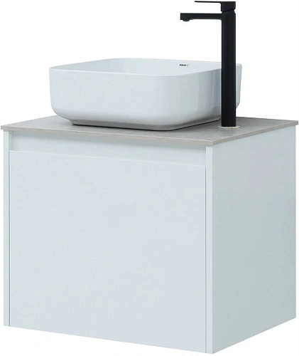 Тумба под раковину Aquanet Nova Lite 60 белый (1 ящик) 00242574 Тумба под раковину Aquanet Nova Lite 60 белый (1 ящик) 00242574