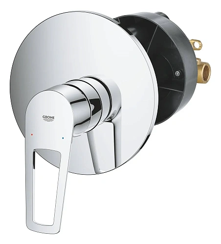 Смеситель для душа GROHE BauLoop однорычажный, хром (29080001) Смеситель для душа GROHE BauLoop однорычажный, хром (29080001)