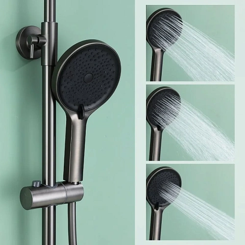 Душевая система Splenka S03.24.09, графит Душевая система Splenka S03.24.09, графит